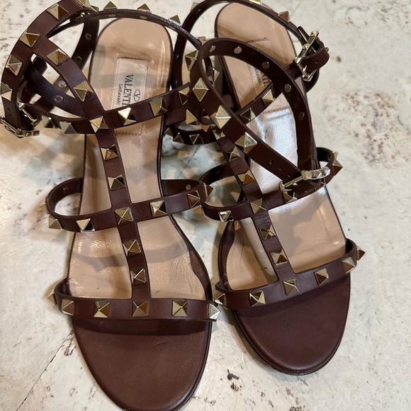 Valentino Rockstud Block Heel  Sandal - Picture 5 of 16